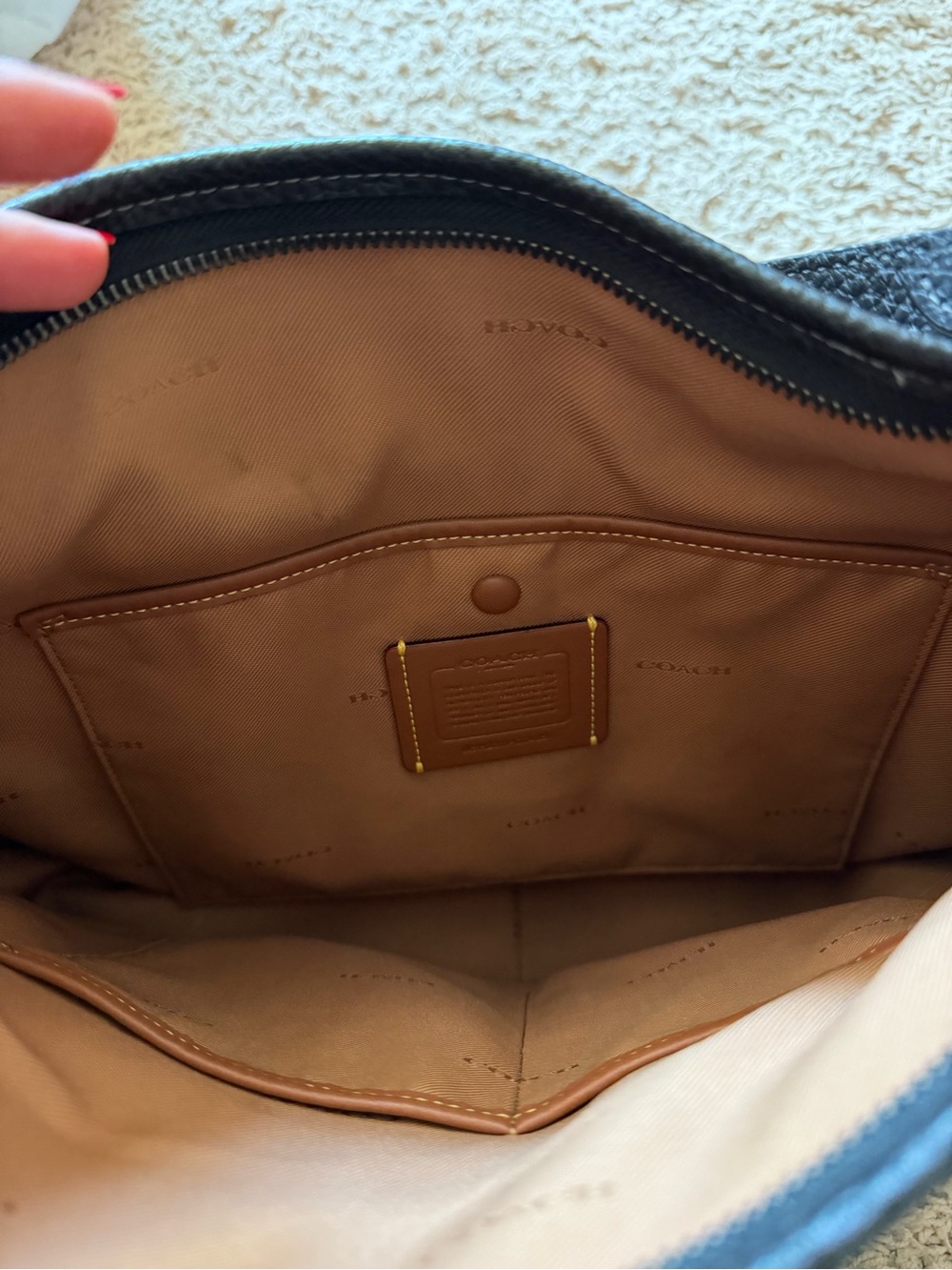 Coach Cary Shoulder Bag, Style CC435 - Picture 11 of 12